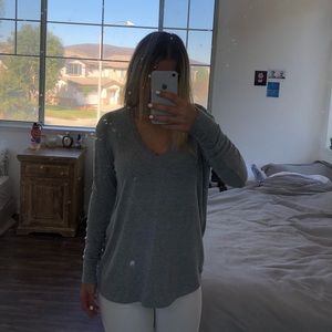 Grey BP V-Neck Sweater
